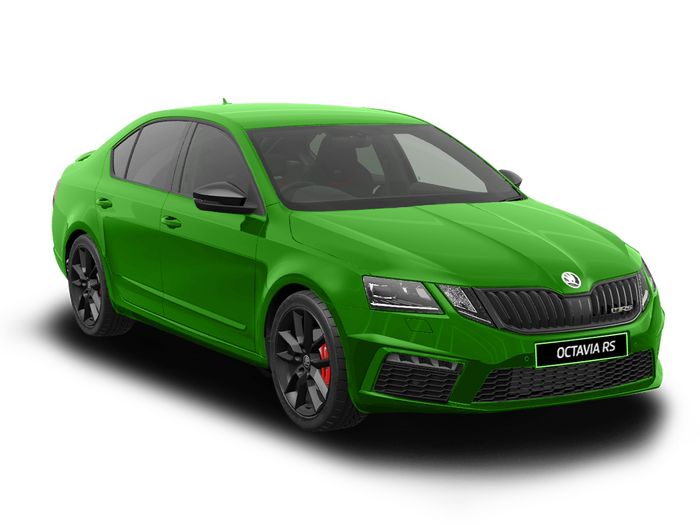 Skoda Octavia RS зеленый
